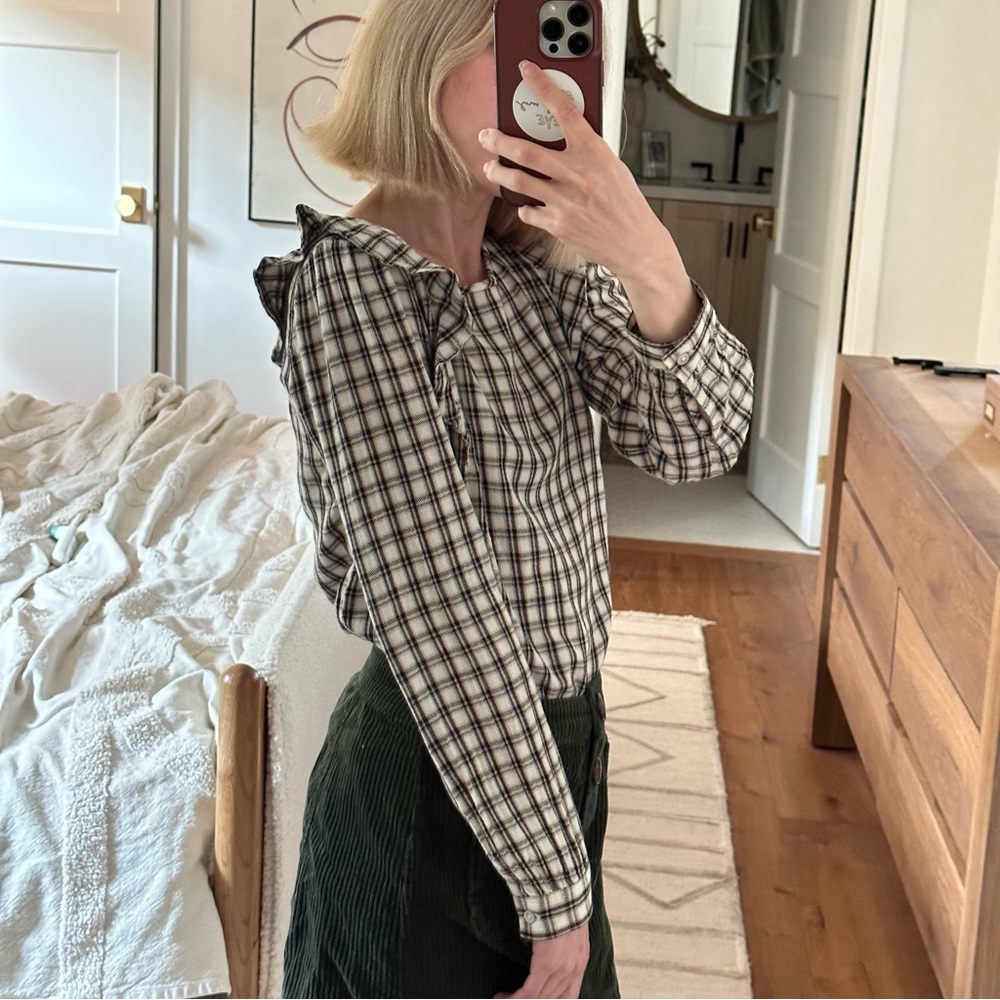 Plaid Blouse